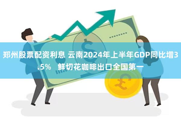 郑州股票配资利息 云南2024年上半年GDP同比增3.5% 