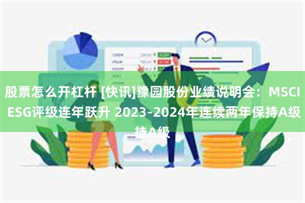 股票怎么开杠杆 [快讯]豫园股份业绩说明会：MSCI ESG